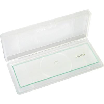 Bresser Optik 1/100 mm Skala 5916710 Microscoop objectdrager Microscoop objectdrager Geschikt voor merk (microscoop) Bresser Optik