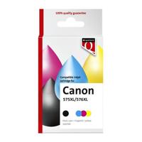 Inktcartridge Quantore alternatief tbv Canon Pg-575XL Cl-576XL zwart + kleur - thumbnail