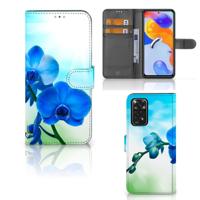 Xiaomi Redmi Note 11 Pro 5G/4G Hoesje Orchidee Blauw - Cadeau voor je Moeder - thumbnail