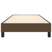 Boxspringframe stof donkerbruin 90x200 cm - thumbnail