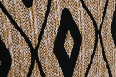 Kussen Home ESPRIT Zwart Natuurlijk 42 x 15 x 42 cm