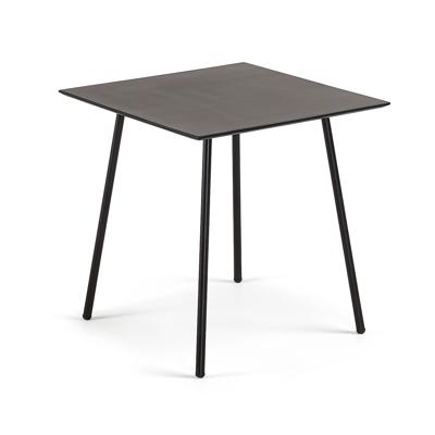 Kave Home Eettafel 'Mathis' 75 x 75cm, kleur Zwart
