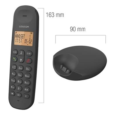 Draadloze vaste telefoon - LOGICOM - DECT ILOA 150 SOLO - Leisteen - Zonder antwoordapparaat - thumbnail