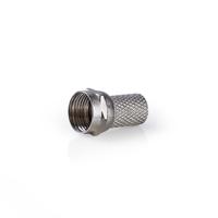 Nedis F-Connector | Male | Twist-On | 6.4 mm | Zilver | 25 Stuks | 1 stuks - CSVC41904ME CSVC41904ME - thumbnail