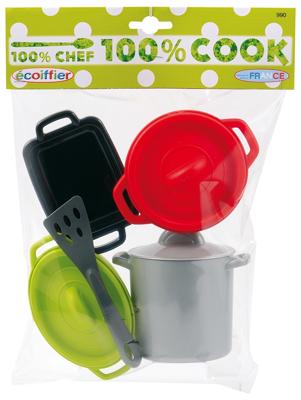 Ecoiffier 100% chef pannenset