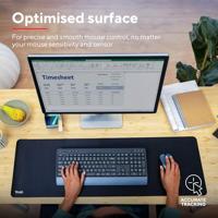 Trust Muismat XXL Zwart - thumbnail