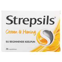 Strepsils Citroen & Honing Zuigtabletten - thumbnail