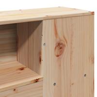 Hoofdbord met opbergruimte 160 cm massief grenenhout - thumbnail