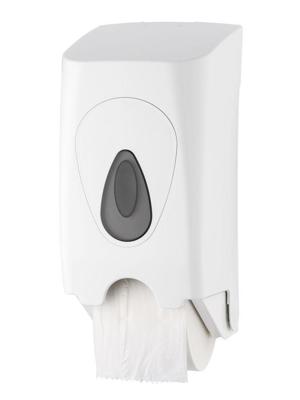 PlastiQline PlastiQline 2-rols houder voor kokerloze toiletrollen PQCDuo - wit PlastiQline PlastiQline 2-rols houder voor kokerloze toiletrollen PQCDuo - wit
