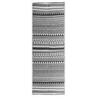 VidaXL Buitenkleed arakil 80x250 cm polypropeen zwart - thumbnail