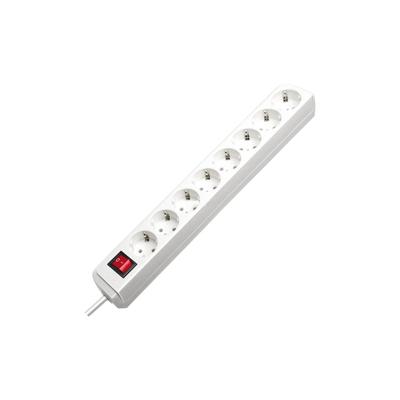 Brennenstuhl Eco-Line stekkerdoos met schakelaar 8-voudig wit 3m H05VV-F 3G1,5 - 1159320018 Brennenstuhl Eco-Line stekkerdoos met schakelaar 8-voudig wit 3m H05VV-F 3G1,5 - 1159320018