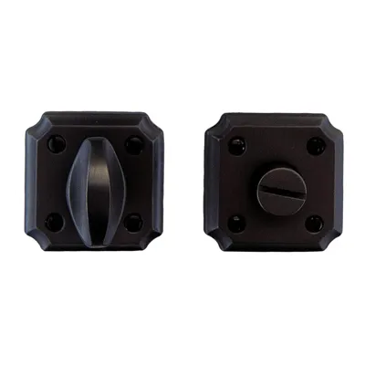 Hdd Pro WC Garnituur Square Retro 50 Mm Zwart