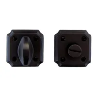 Hdd Pro WC Garnituur Square Retro 50 Mm Zwart - thumbnail