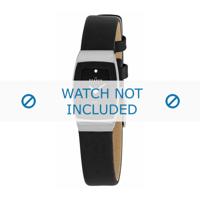 Horlogeband Skagen 271SSLB Leder Zwart 12mm - thumbnail