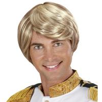 Blonde herenpruik - thumbnail