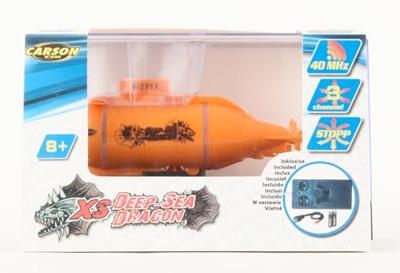 Carson RC Sport XS Deep Sea Dragon RC onderzeeër voor beginners 100% RTR Carson RC Sport XS Deep Sea Dragon RC onderzeeër voor beginners 100% RTR