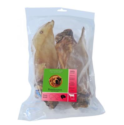 Natuurlijke snack zak a 3 runderoren met oorschelp Kauwplezier Gebr. de Boon - Gebr de boon