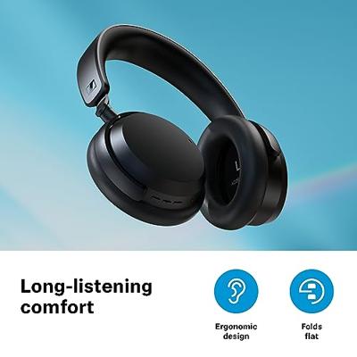 Sennheiser ACCENTUM draadloze bluetooth-hoofdtelefoon - 50 uur accuduur, hoogwaardige audio, hybride ruisonderdrukking (ANC), langdurig comfort en helder spraakgeluid voor gesprekken, Zwart
