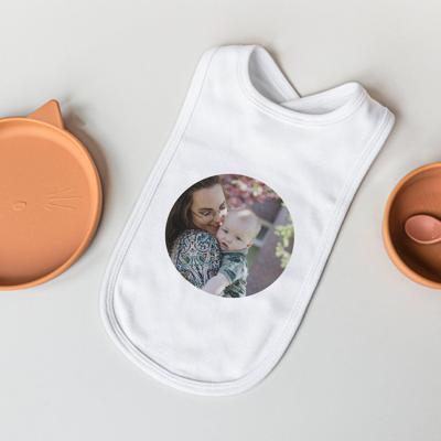 Gepersonaliseerd slabbetje - Wit Gepersonaliseerd slabbetje - Wit