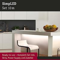 Paulmann SimpLED 78974 LED-strip complete set Met connector (male) 12 V 10 m Warmwit 1 stuk(s) - thumbnail