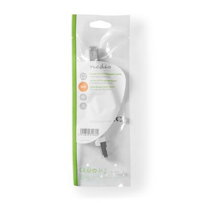 Nedis CAT8.1-Kabel | S/FTP | RJ45 Male naar RJ45 Male | 0.15 m | Wit | 1 stuks - CCGP85520WT015 CCGP85520WT015