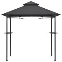 Barbecue paviljoen 240x150x255 cm staal antraciet - thumbnail