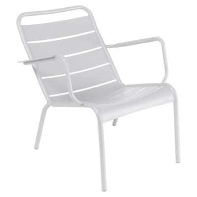 Fermob Luxembourg Low loungestoel met arm Cotton white