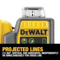 DeWALT DCE0811D1G-QW laserwaterpas Lijnlaser 30 m - thumbnail
