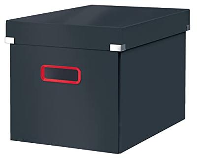 Leitz Cosy Click & Store kubus grote opbergdoos, grijs Leitz Cosy Click & Store kubus grote opbergdoos, grijs