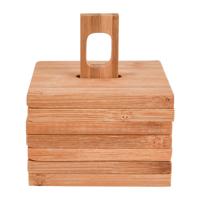 Bamboe onderzetters - set van 6 - thumbnail