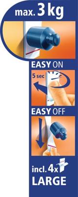 tesa POWERSTRIPS® Hakenbalk Chroom Inhoud: 1 stuk(s) tesa POWERSTRIPS® Hakenbalk Chroom Inhoud: 1 stuk(s)