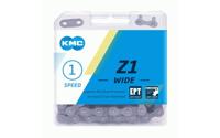 KMC z 1 ept 128 - 1/2x1/8 - 8.6mm - 128 schakels - donker zilver - thumbnail