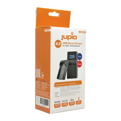 Jupio USB Brand Charger for Panasonic/Pentax 3.6V-4.2V batteries