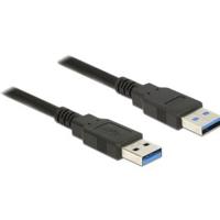 Delock 85063 Kabel USB 3.0 Type-A male > USB 3.0 Type-A male 3,0 m zwart - thumbnail