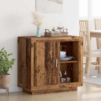 Dressoir Oud hout 40 x 80 x 75 cm Bewerkt hout - thumbnail