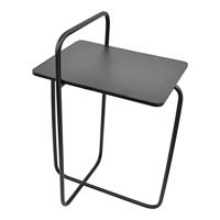 Urban Interiors Bijzettafel 'Easy' Met Tijdschriftenrek, 28 x 37cm, kleur Mat Zwart - thumbnail