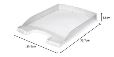 Brievenbak Leitz Plus Slim A4 transparant | 10 stuks Brievenbak Leitz Plus Slim A4 transparant | 10 stuks