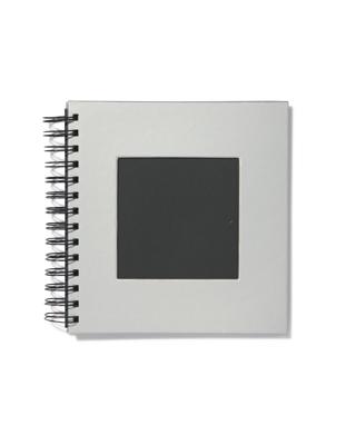 HEMA Fotoboek met spiraal en venster 19x18 zilver