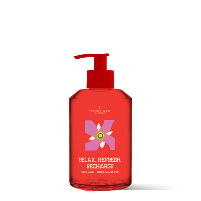 The Gift Label Relax Refresh Recharge Body Wash 300ml