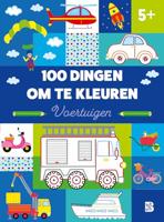 Standaard Uitgeverij 100 dingen om te kleuren: voertuigen (5+) - thumbnail