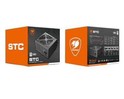 COUGAR Gaming STC500 power supply unit 500 W 20+4 pin ATX Zwart