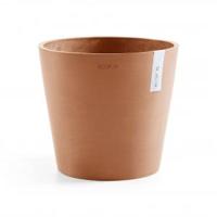 Ecopots Amsterdam kunststof bloempot Terracotta - Ø 27,3 cm - thumbnail