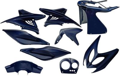 Edge Plaatset 9-delig voor yamaha aerox tot bouwjaar 2014 - blauw metallic Edge Plaatset 9-delig voor yamaha aerox tot bouwjaar 2014 - blauw metallic