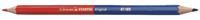 Stabilo original - kleurpotlood - half rood-half blauw (87/815) - thumbnail