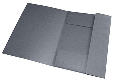 Elastomap oxford top file+ a4 grijs | 10 stuks Elastomap oxford top file+ a4 grijs | 10 stuks