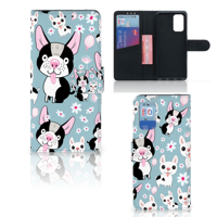 Samsung Galaxy A32 4G | Telefoonhoesje | Met pasjeshouder | Hondjes - thumbnail