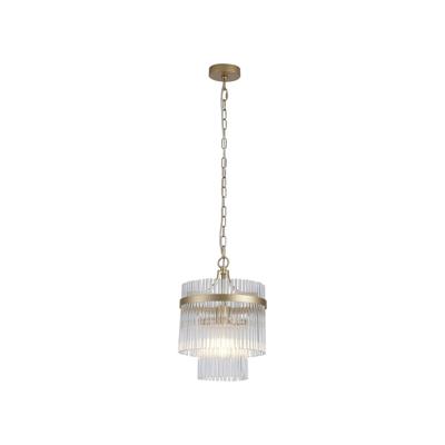 Searchlight HanglampLara goud met helder glas Ø 26cm - 11200-1GO