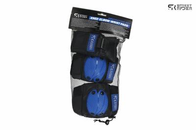 Street Rider beschermset s - blauw, 6dlg.