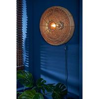 Light & Living Wandlamp 'Mataka' 51cm, rotan naturel - thumbnail