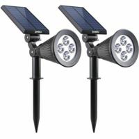 Schijnwerper op zonne-energie Lumisky 3760119732779 Aanpasbaar 2 in 1 (2 Stuks) - thumbnail
